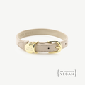 Collar Beige de Cuero Vegano para Perros | Estilo Nórdico Copenhagen