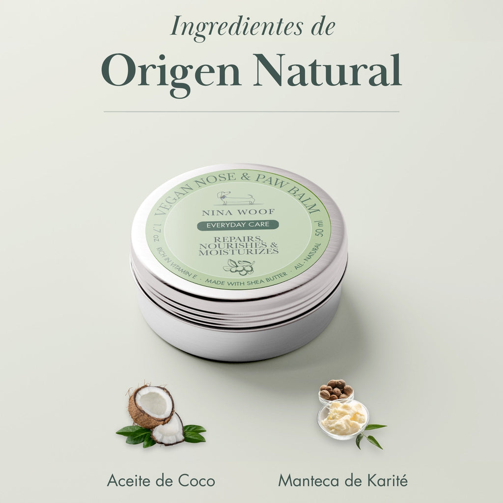 Bálsamo Vegano para Almohadillas y Nariz de Perro | 100% Natural y Orgánico