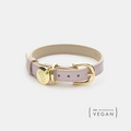 Collar Lila de Cuero Vegano Estilo Cocodrilo para Perros | Diseño Milan